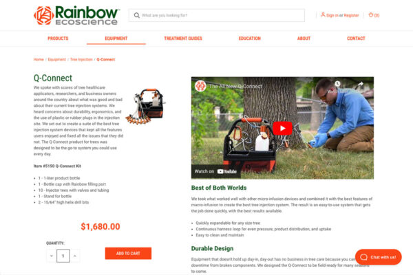 Rainbow Ecoscience B2B E-commerce Project